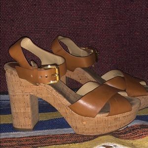 Michael Kors Cork Platforms